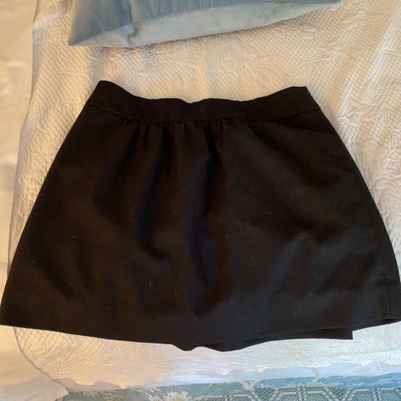 J crew black cinched skirt size 6 - Picture 2 of 2